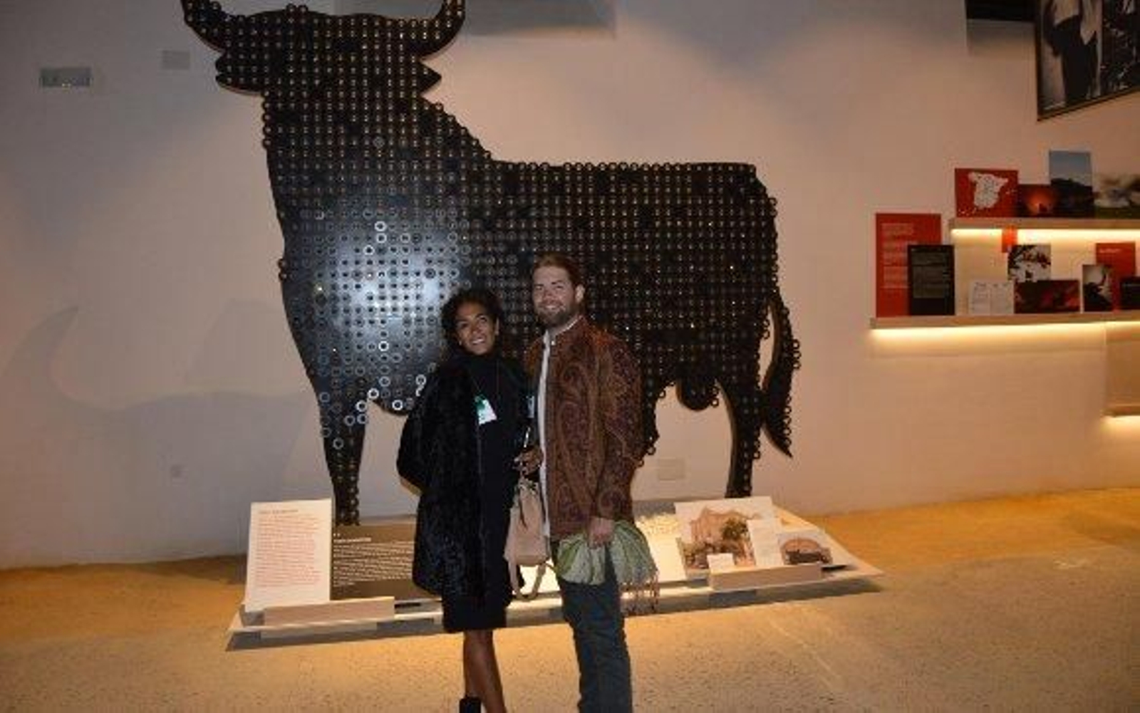 Chanel Banoza y Magnus Ronningen, visitando Toro Gallery.

Foto: Ignacio Casas de Ciria