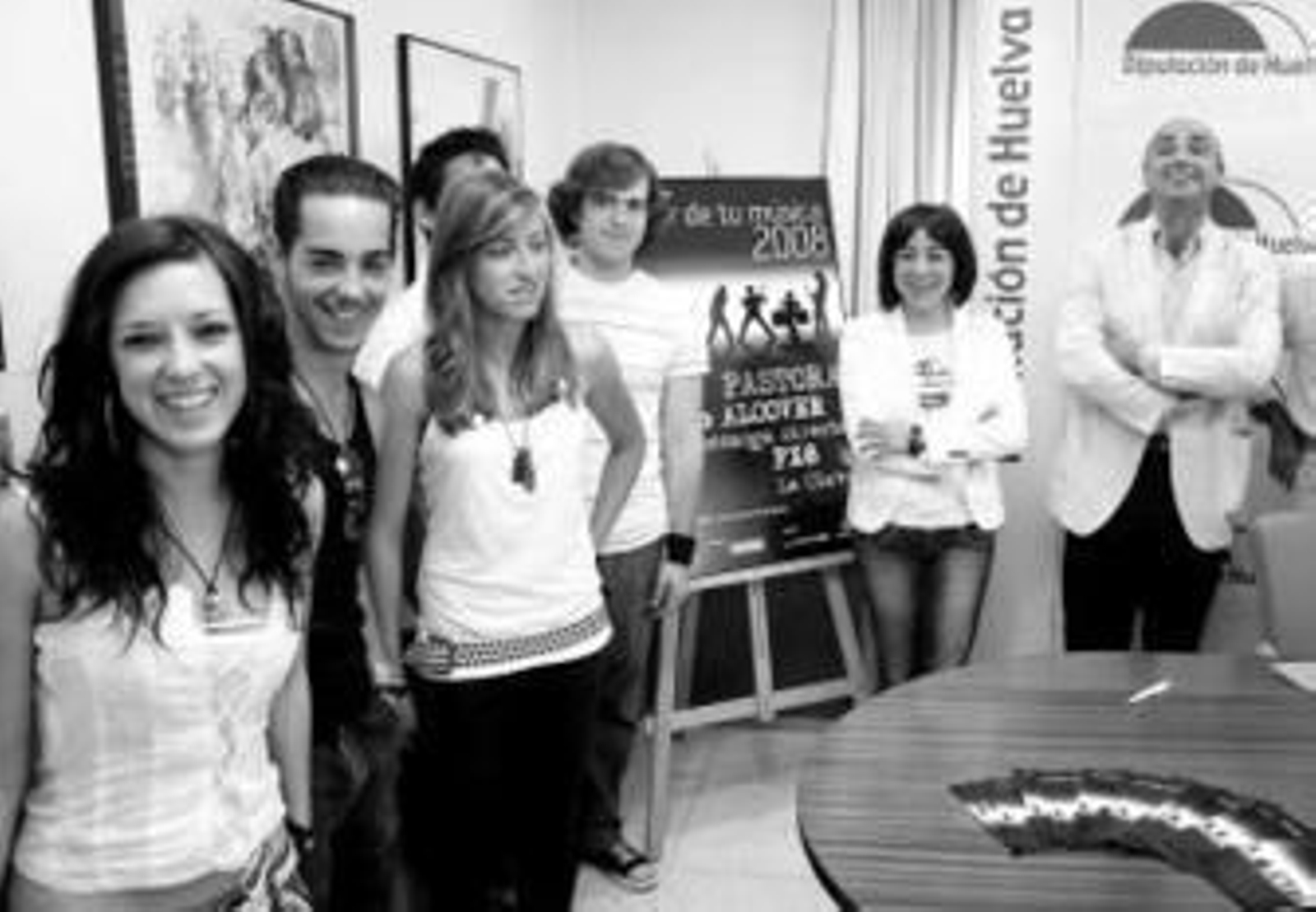 Un momento de la presentación de 'Al calor de tu música', ayer.