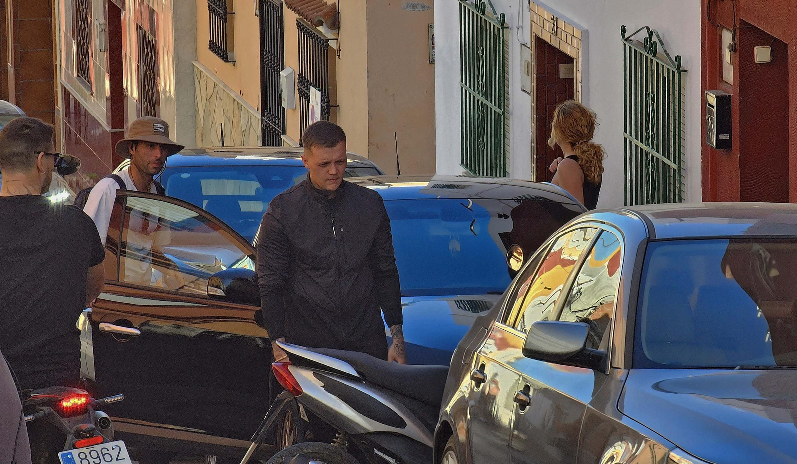 Fotos del rodaje de la serie 'Marbella' en la barriada de La Bajadilla de Algeciras