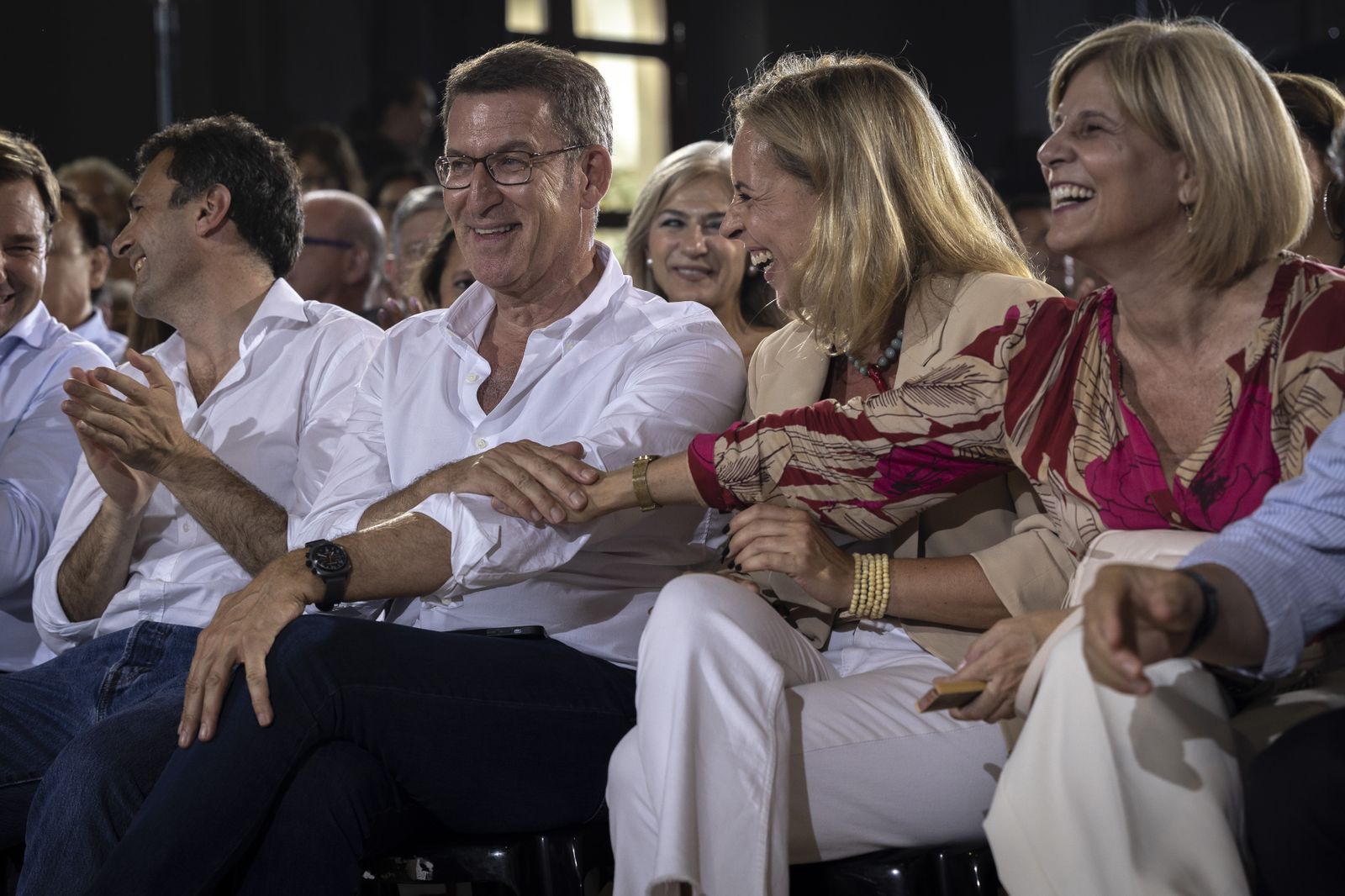 Las imágenes del mitin de Alberto Nuñez Feijoó en Cádiz