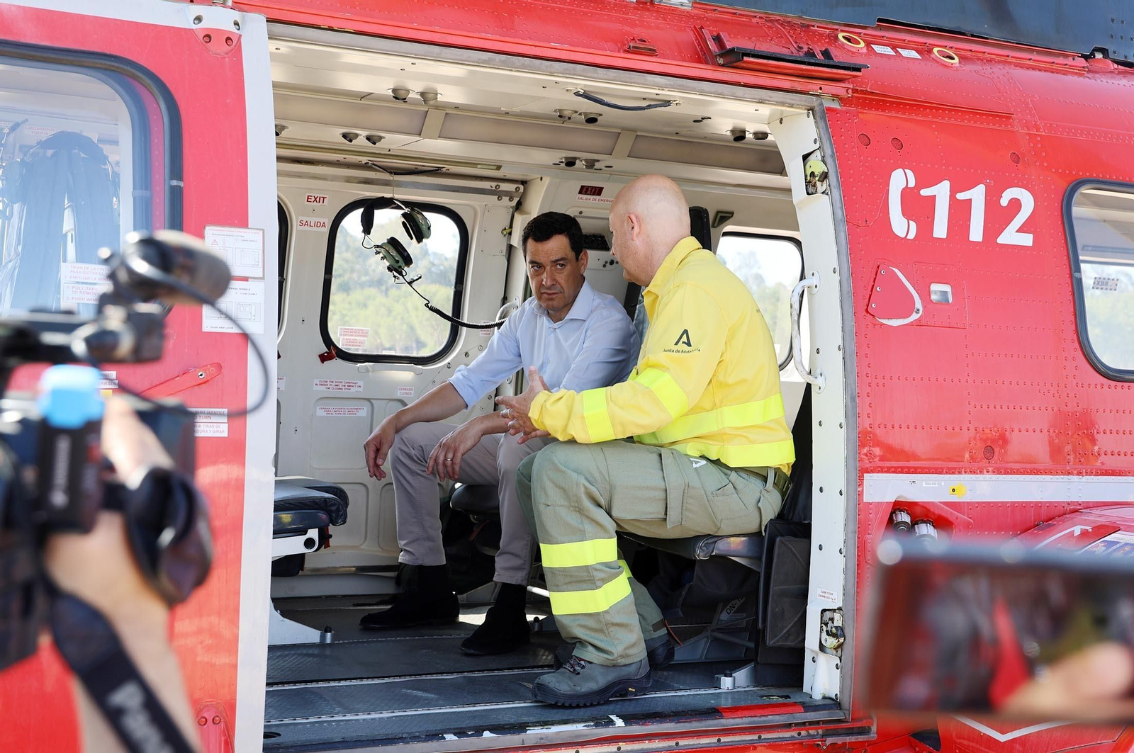 Imágenes de la presentación del Plan Infoca 2024 de prevención de incendios forestales