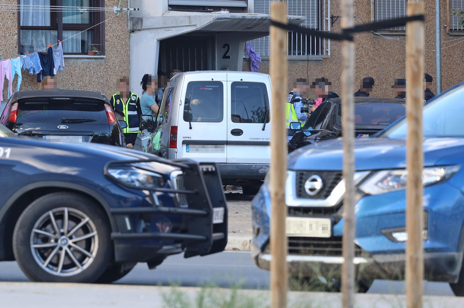 Imágenes del despliegue policial tras el tiroteo en El Torrejón