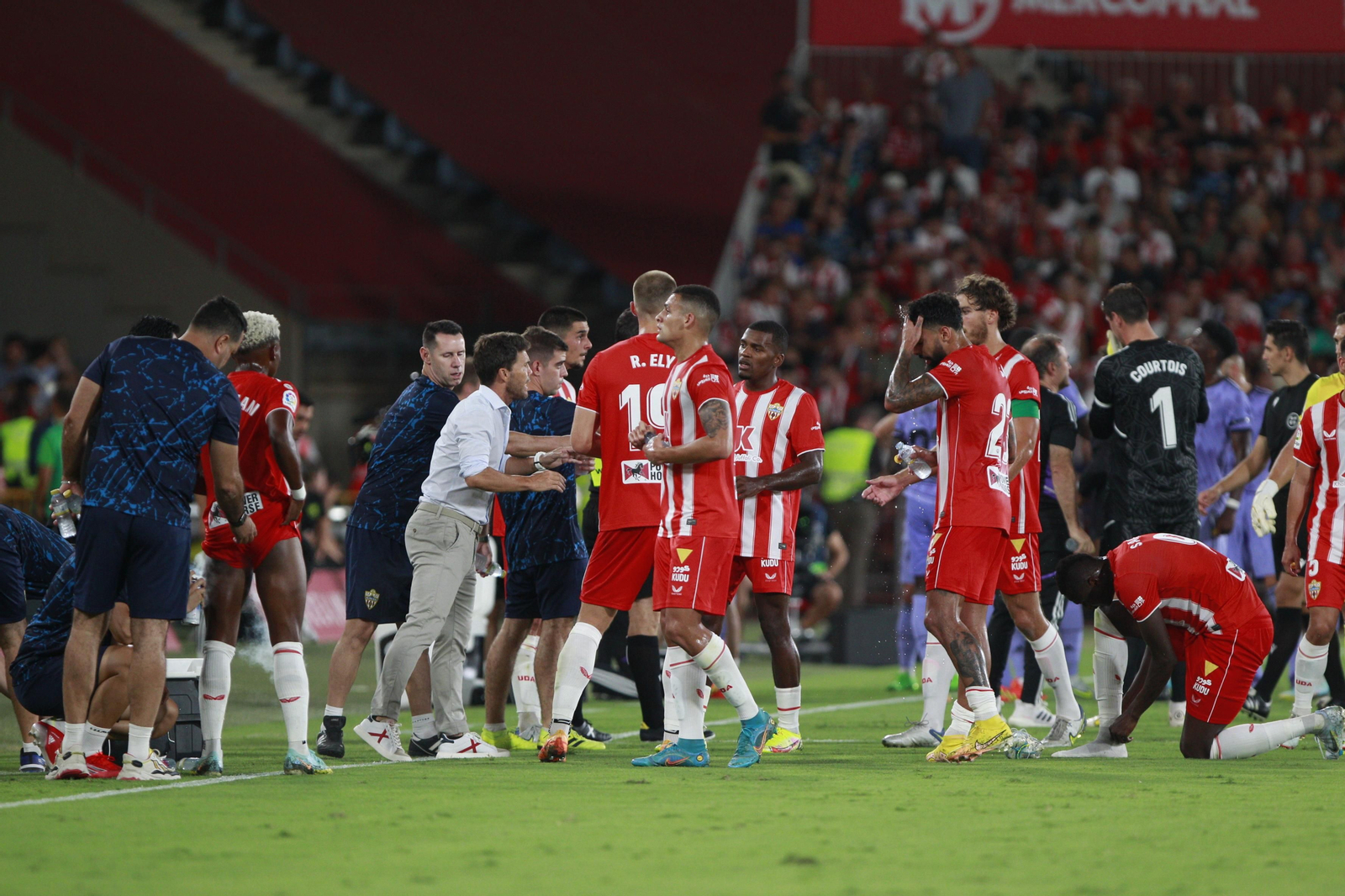 Imágenes del partido U.D. Almería-Real Madrid C.F. de la Liga Santander