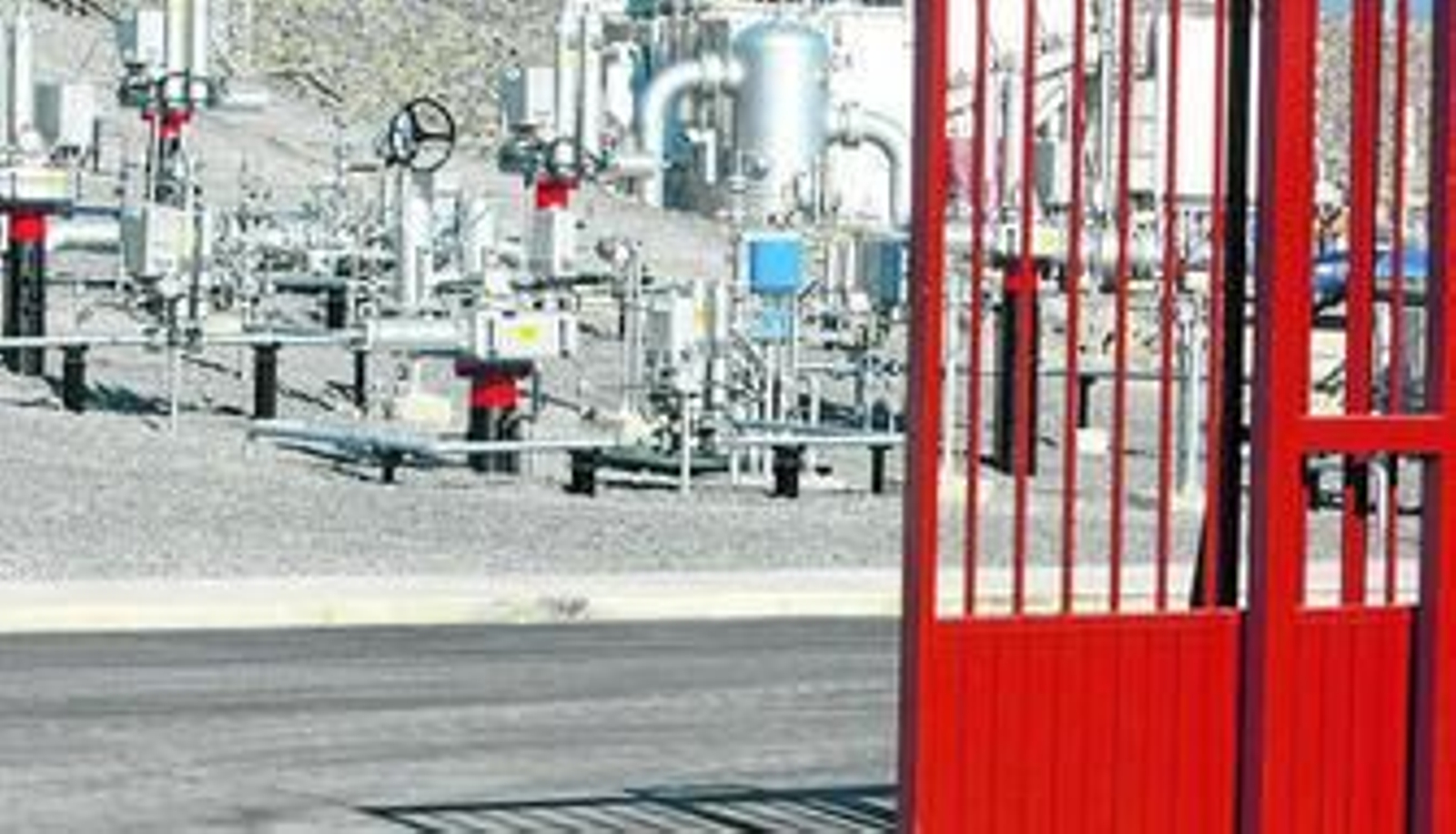 Instalaciones de transporte de gas existentes en la actualidad en el Alto Guadalquivir, en el término municipal de Villafranca.