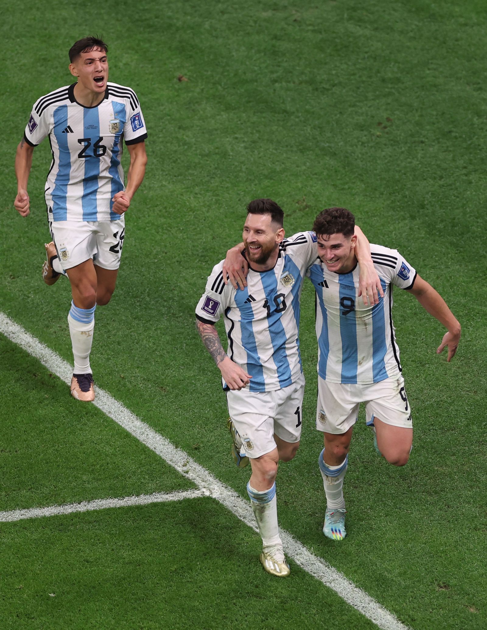 Las fotos de Messi contra Croacia