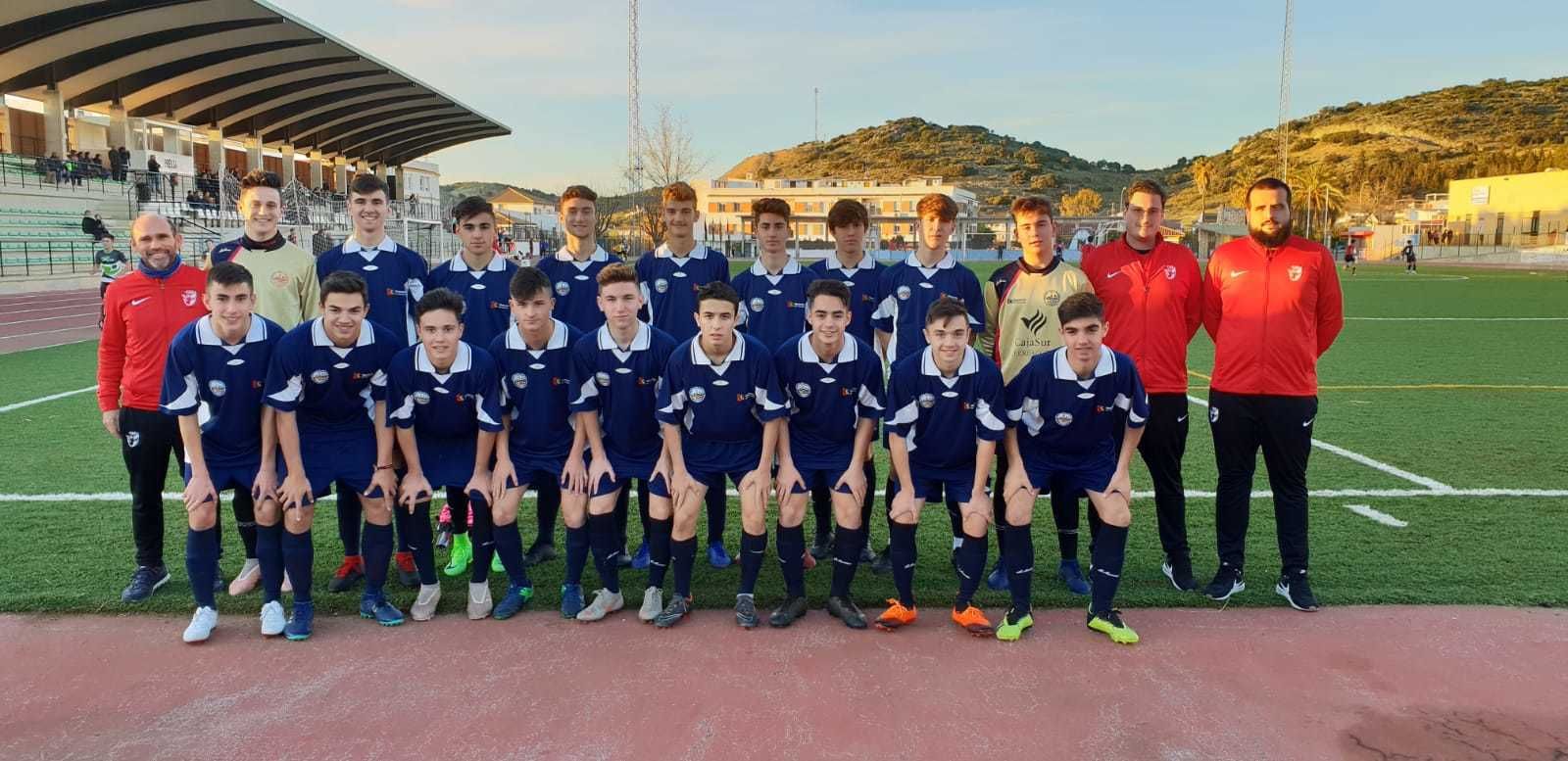 Combinado provincial cadete durante el último entrenamiento.