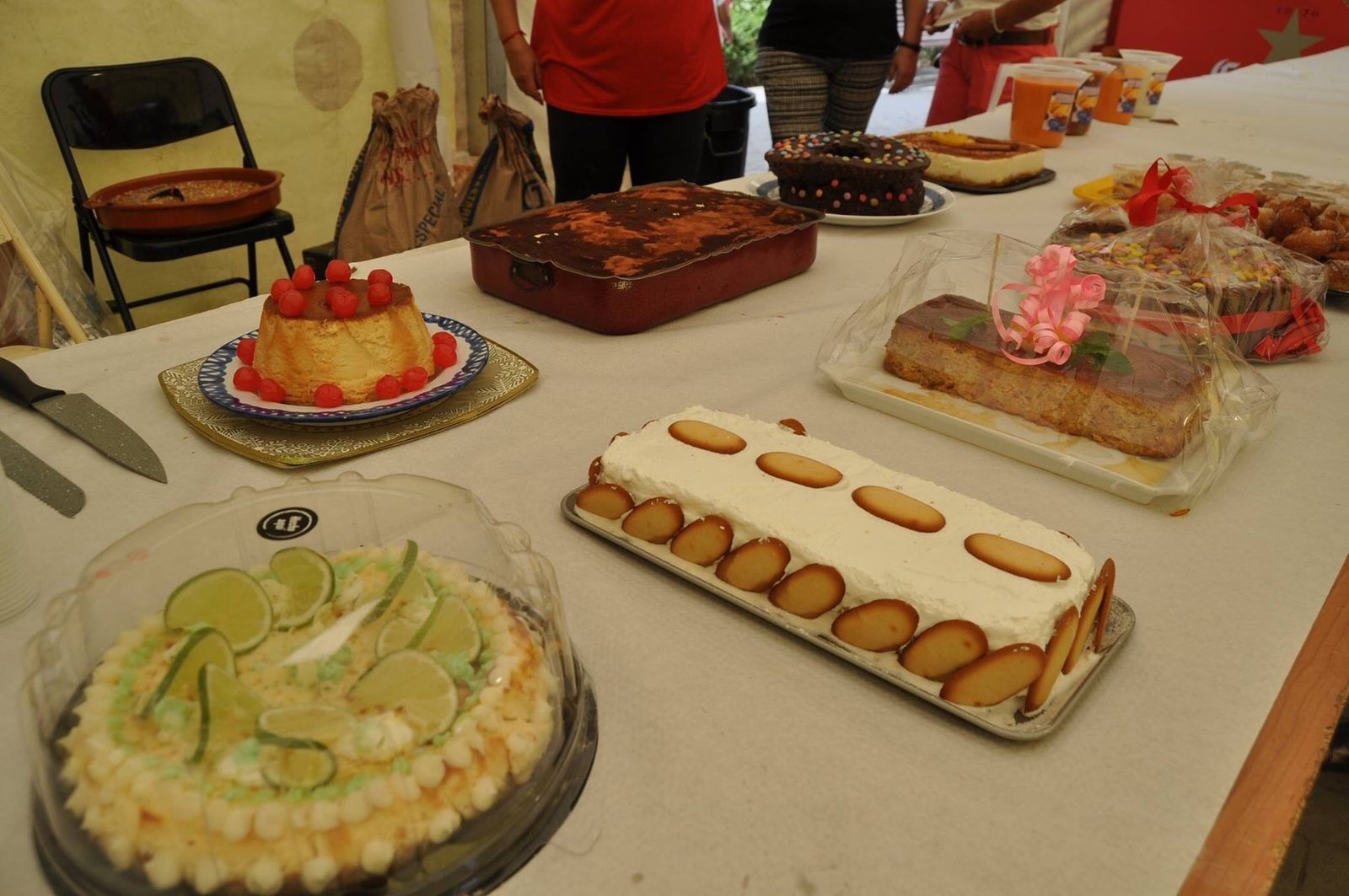 Algunos de los dulces a concurso.