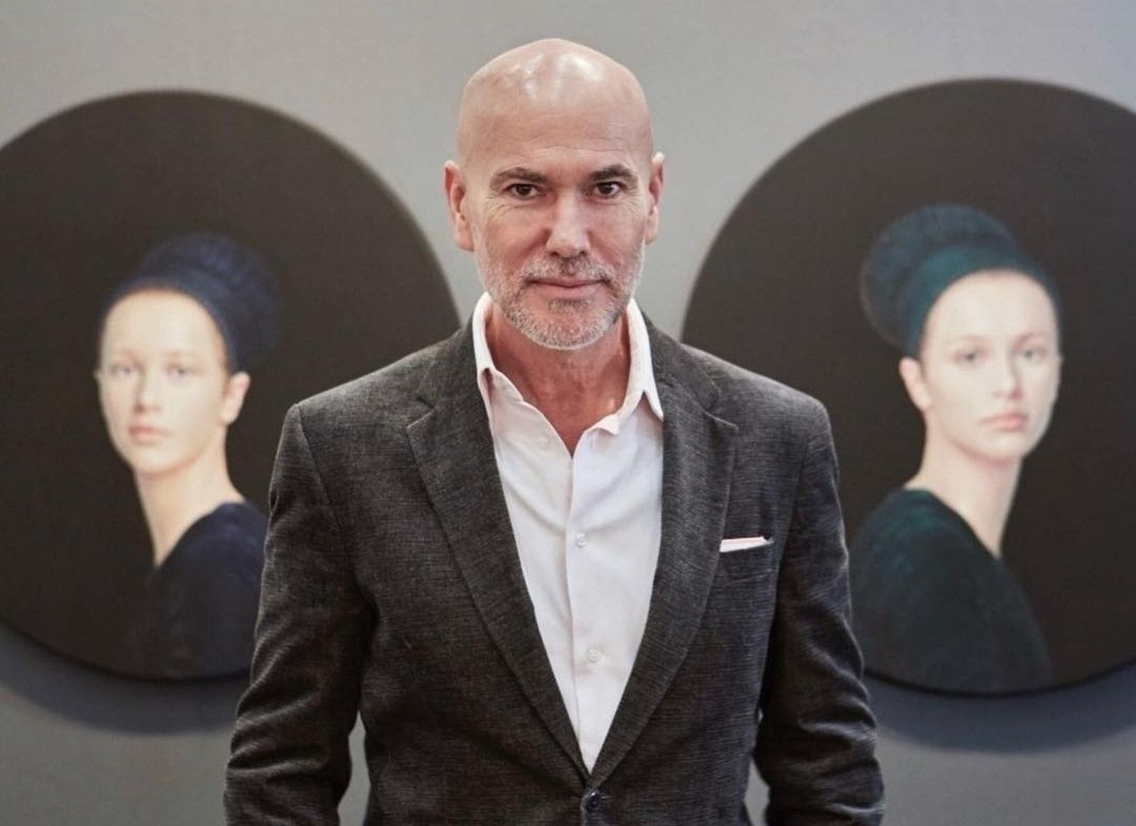 El artista sevillano Salustiano.