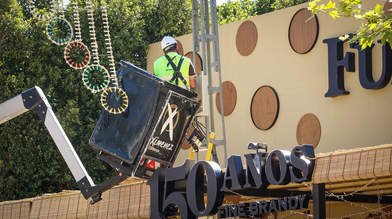 Imágenes de los preparativos para la Feria del Caballo 2024