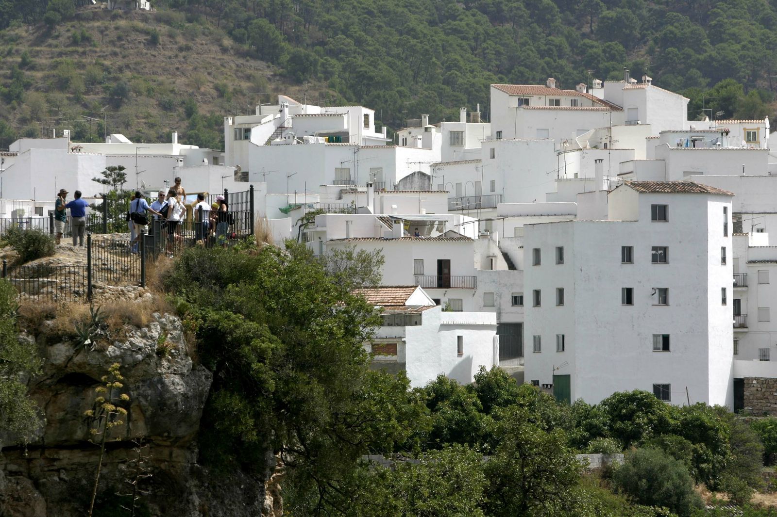 Vista del municipio de Istán.