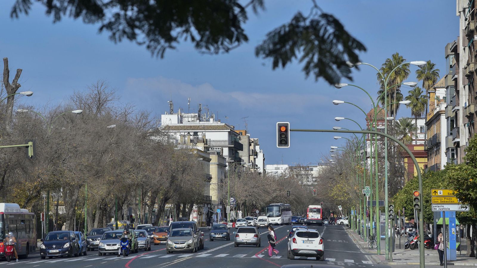 La ronda histórica en el tramo Menéndez Pelayo-Borbolla.
