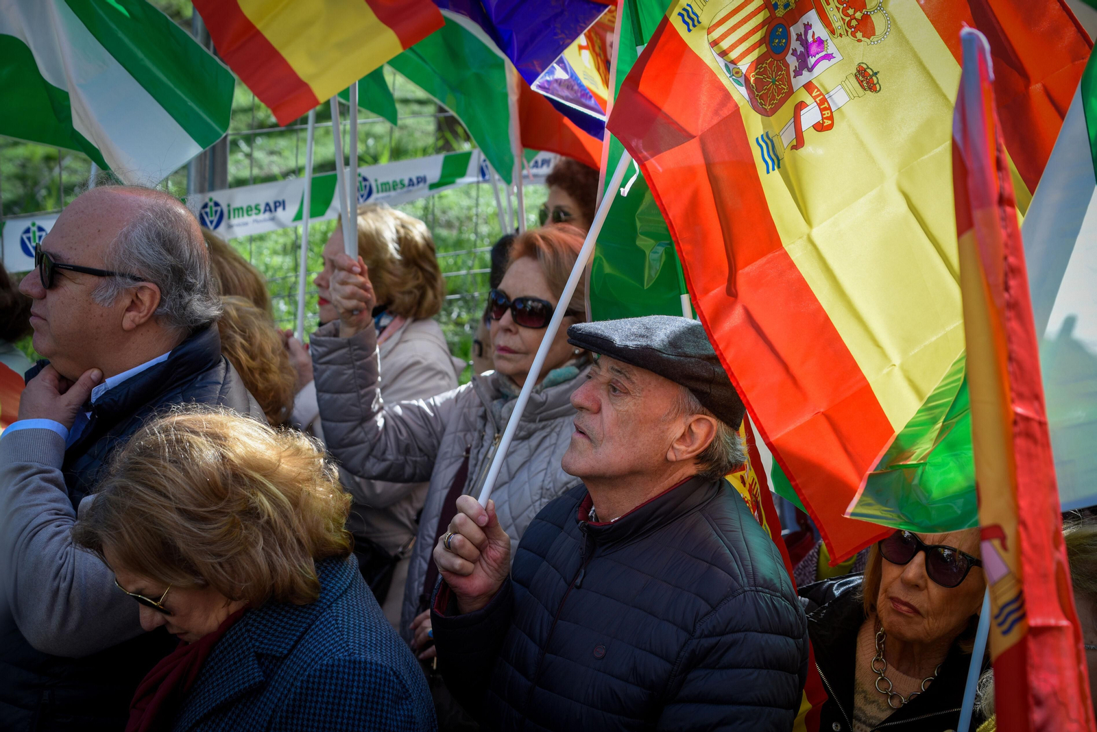 Un momento de la manifestación en la Plaza de Cuba.