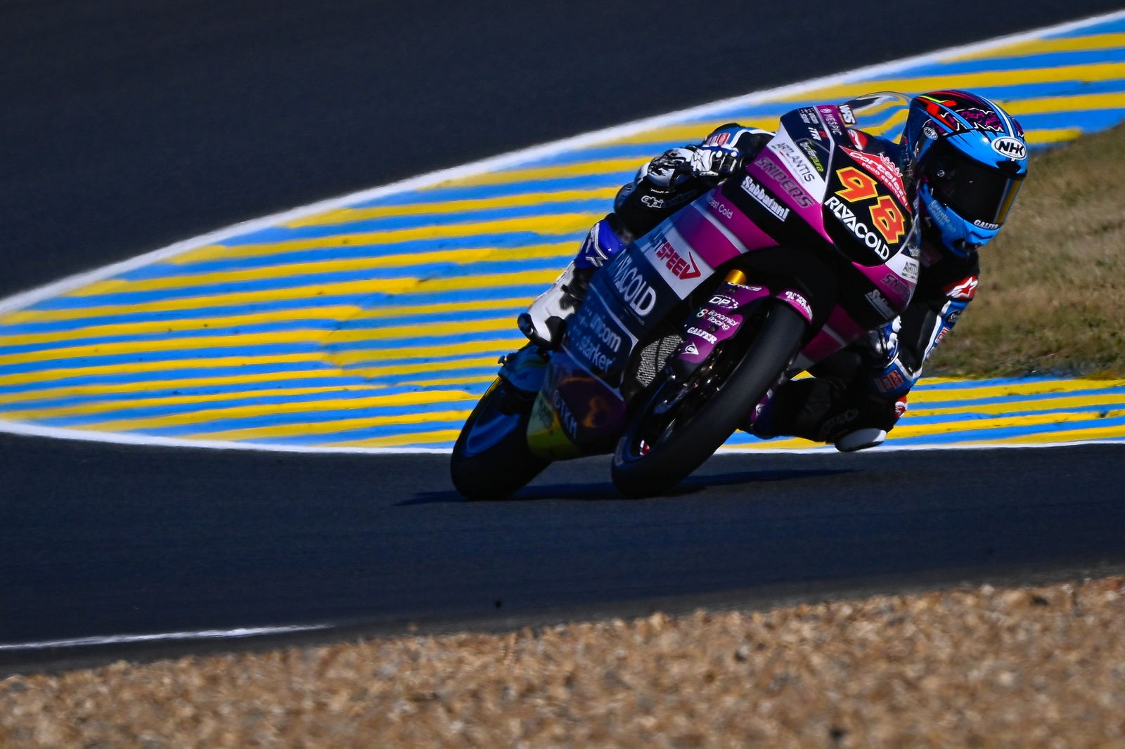José Antonio Rueda, en la pasada carrera del Mundial de Moto3 en Le Mans.