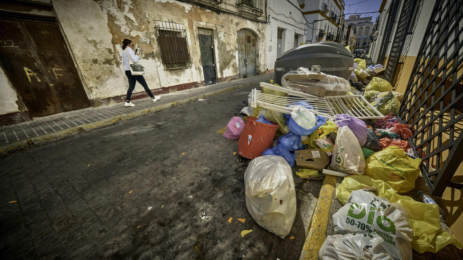 Huelga de basuras en El Puerto.