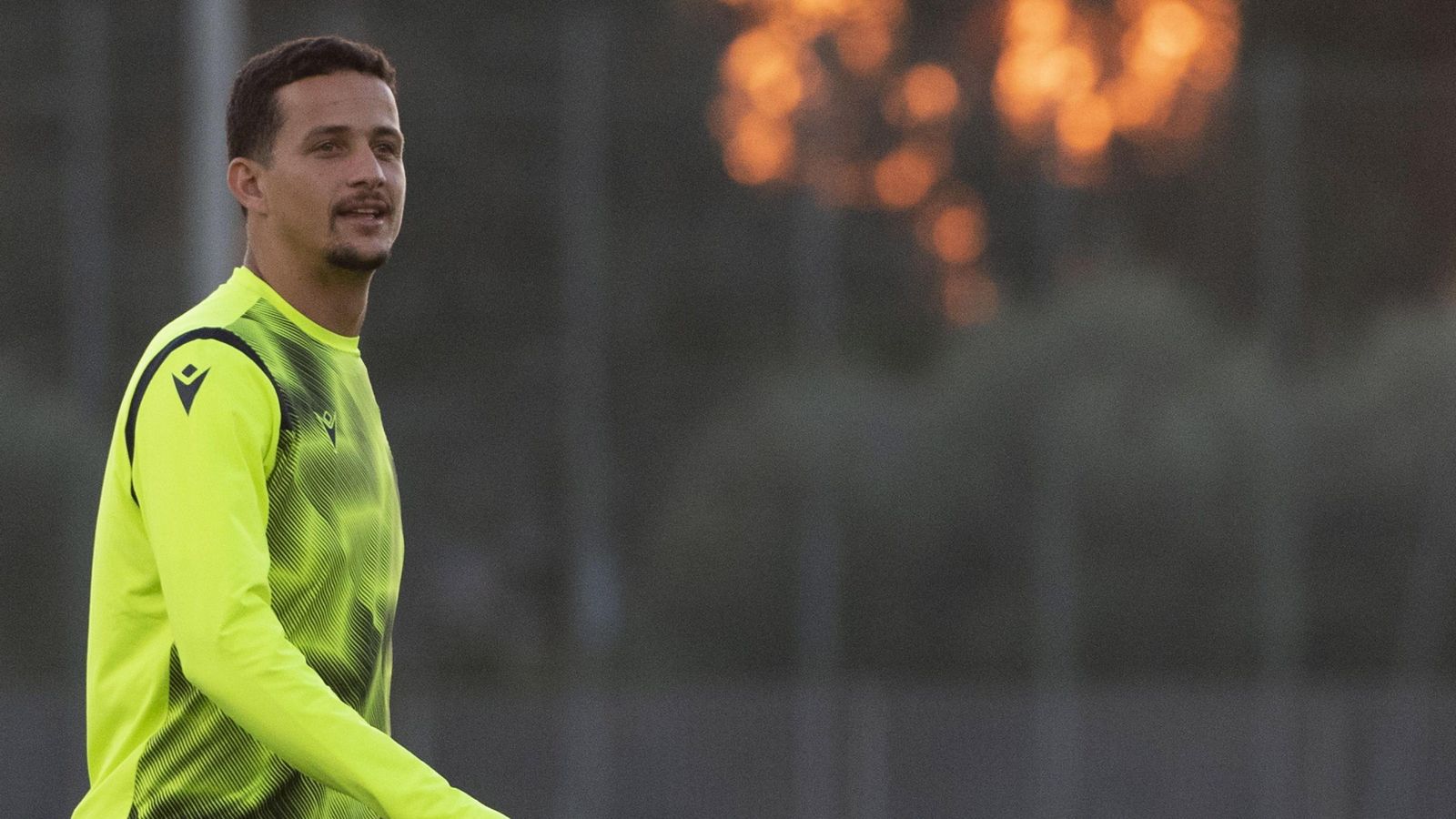 Luiz Felipe, en un entrenamiento de la Lazio.