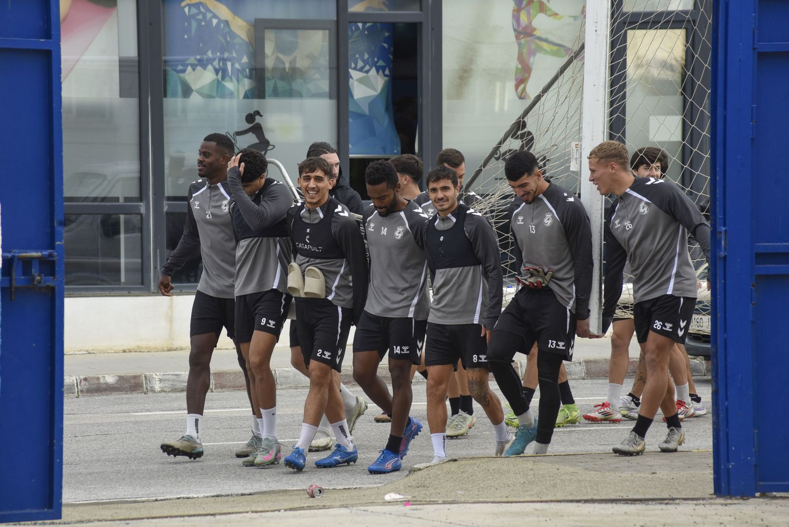 Las fotos del primer entrenamiento de la Balona tras el parón de Navidad