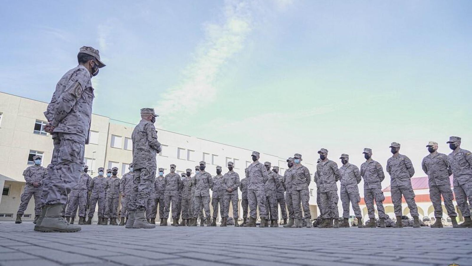 Despedida a los infantes de Marina.