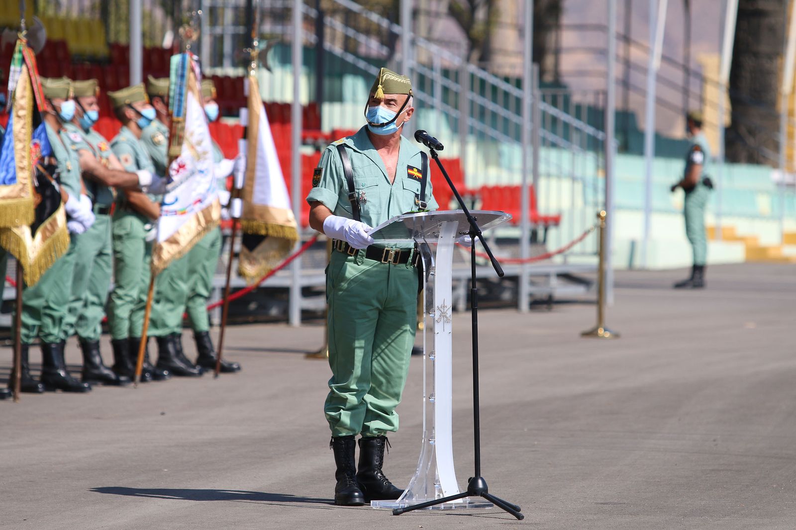 Fotogalería El Jefe del Estado Mayor del Ejército preside el acto conmemorativo del CI aniversario de La Legión
