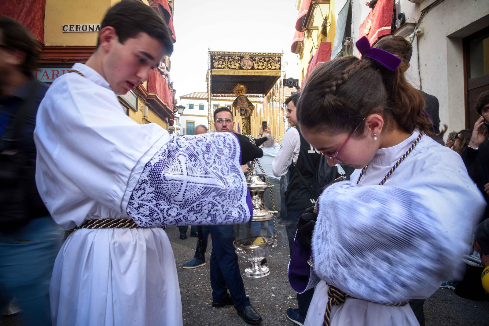 La Hermandad de Las Cigarreras en la Semana Santa de Sevilla 2025
