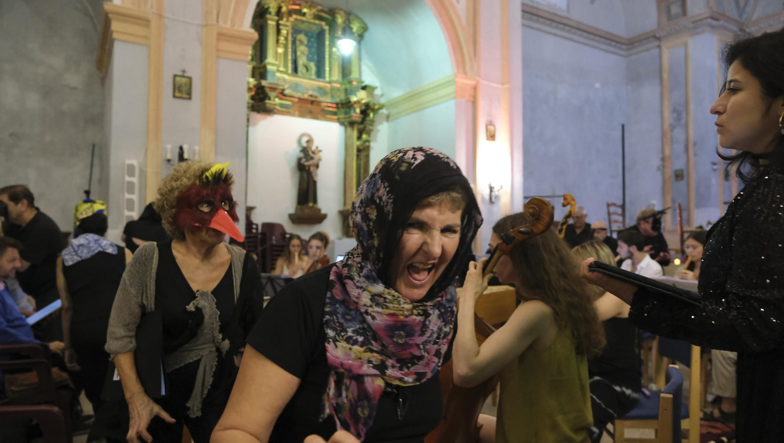 Ensayo general de la ópera de la academia musical de Vélez Blanco, en imágenes