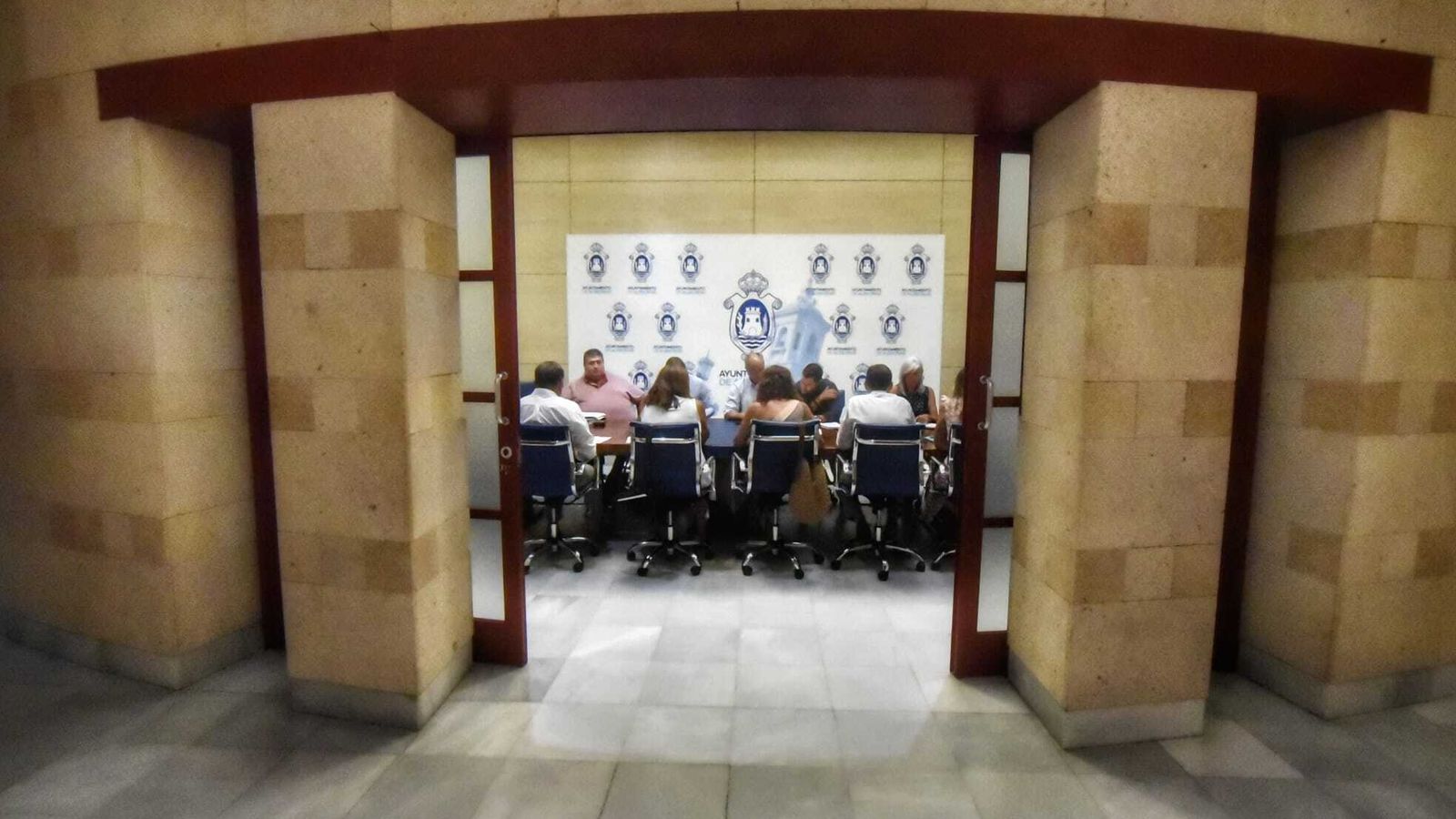 La Junta de Portavoces municipales reunida este lunes