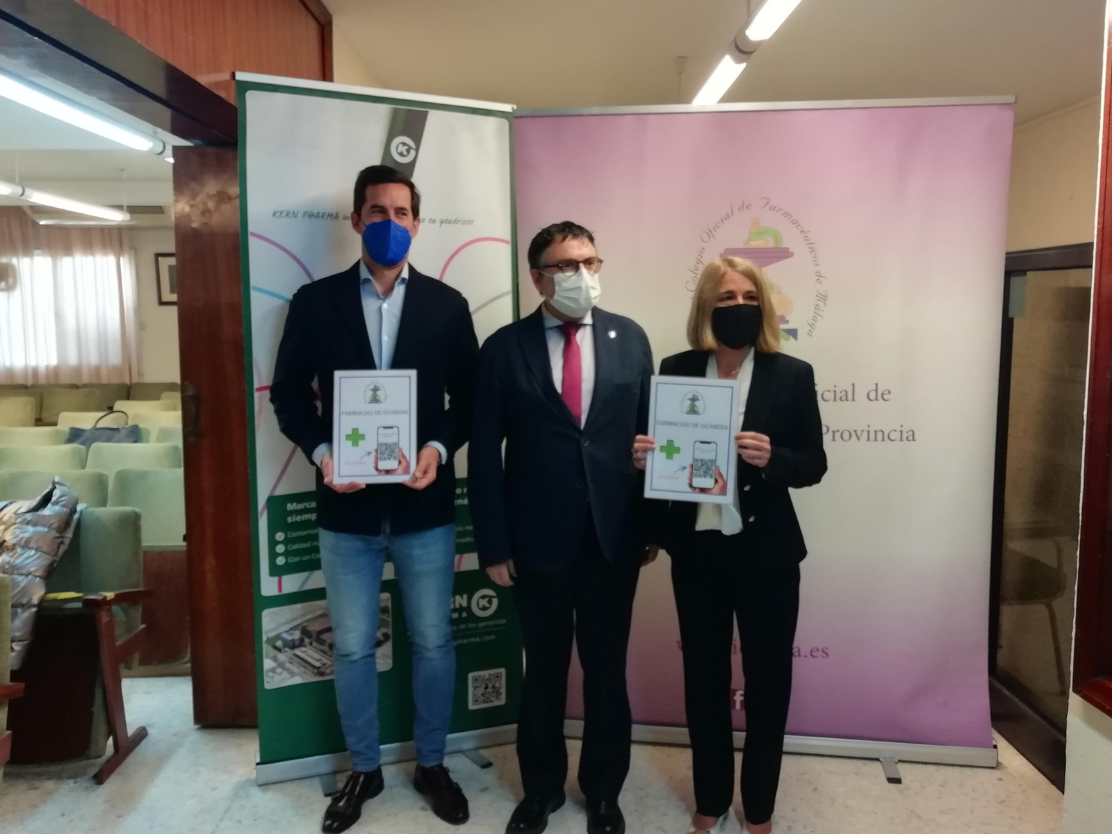 Francisco Criado, Francisco Florido y Ana Vieta.