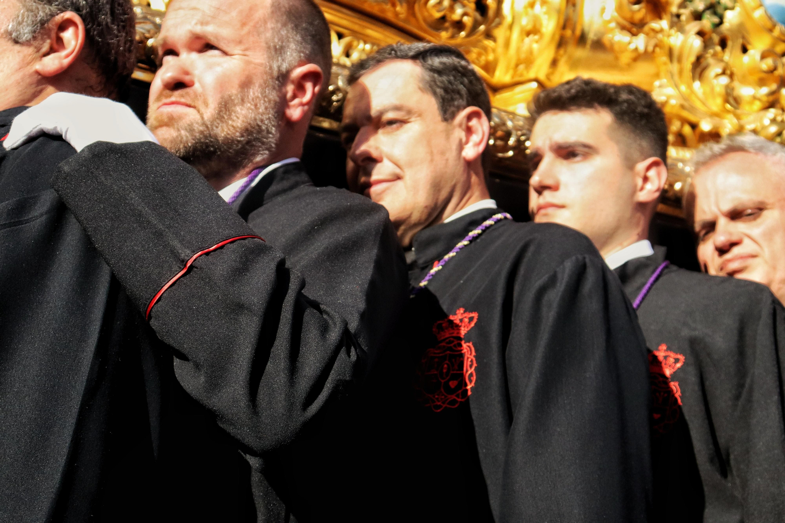 Fusionadas en su procesión del Miércoles Santo en Málaga, en fotos