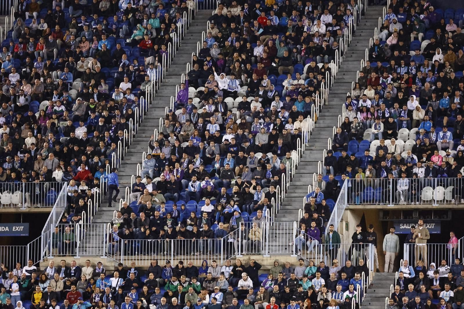 Búscate en las gradas de La Rosaleda en el Málaga CF-Córdoba