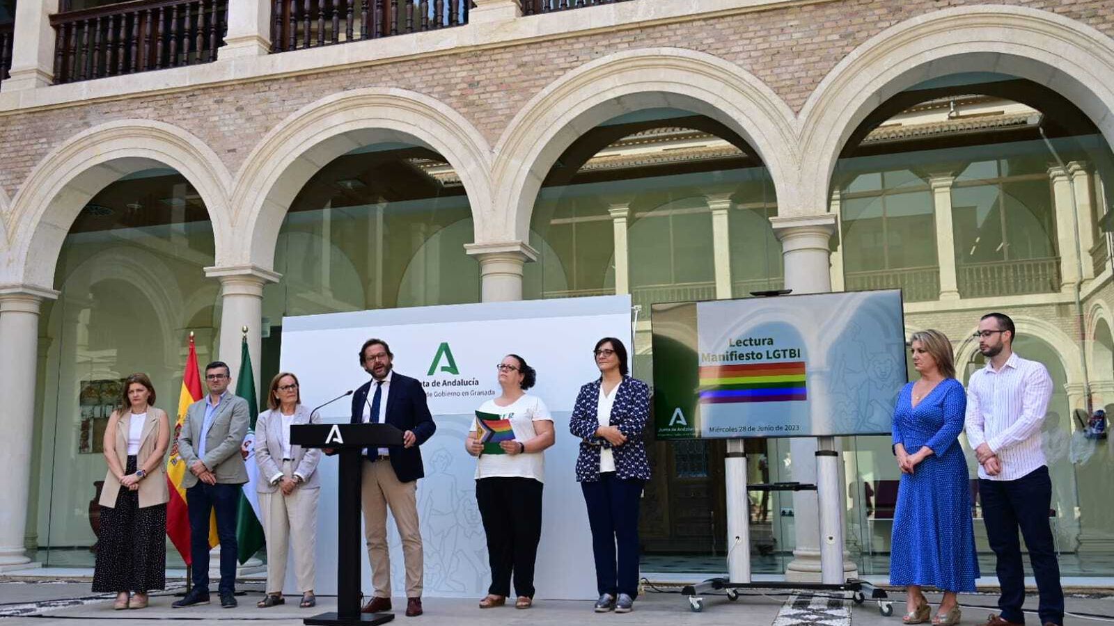 Lectura del manifiesto LGTBI