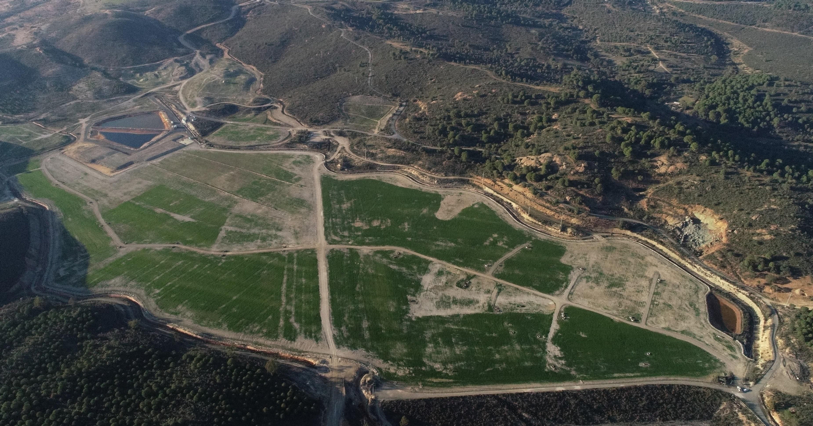 Área donde Matsa construirá la planta fotovoltaica de autoconsumo en Calañas.