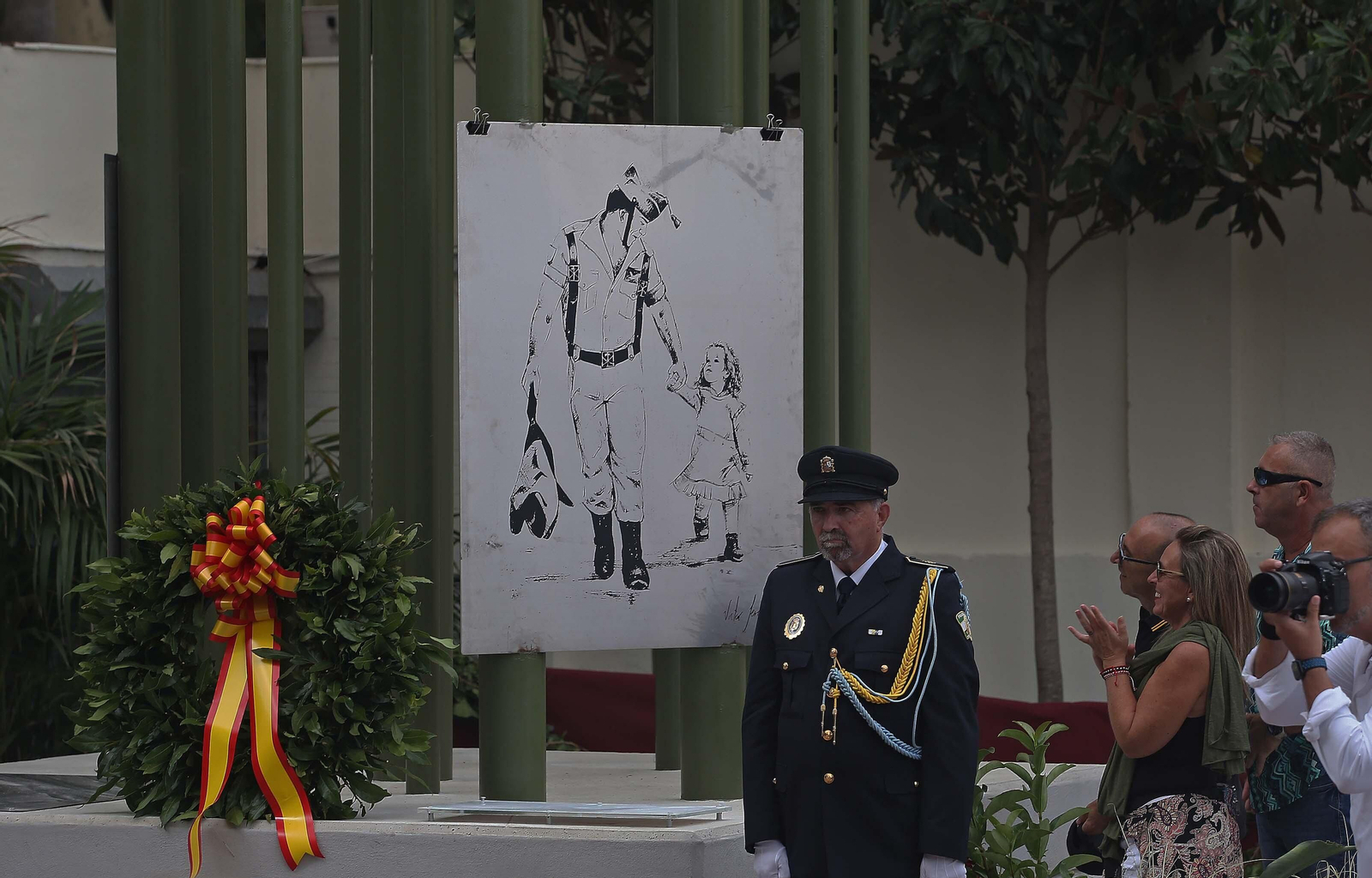 Fotos de la inauguración del monumento a la Legión en Algeciras