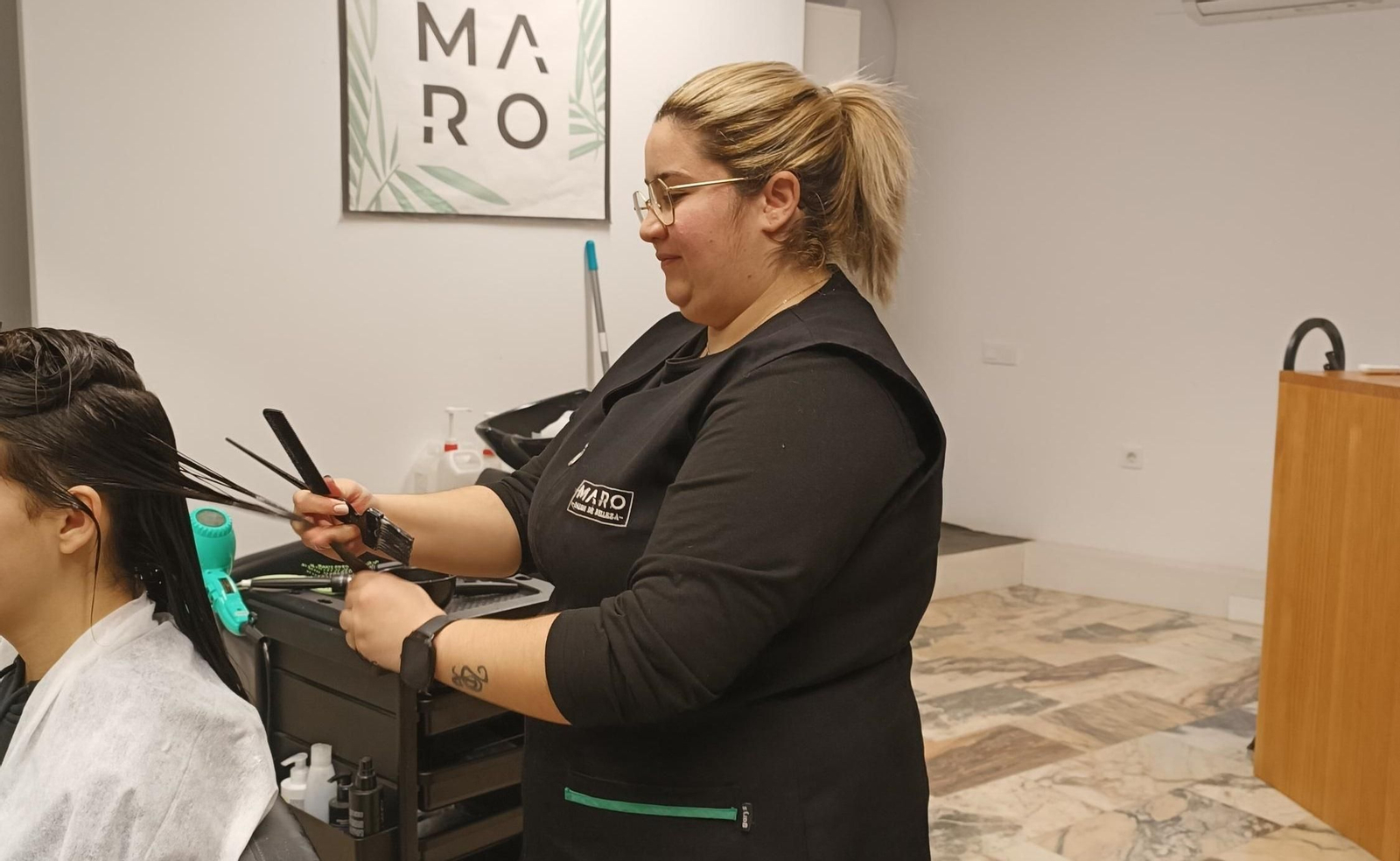 Una de las emprendedoras.