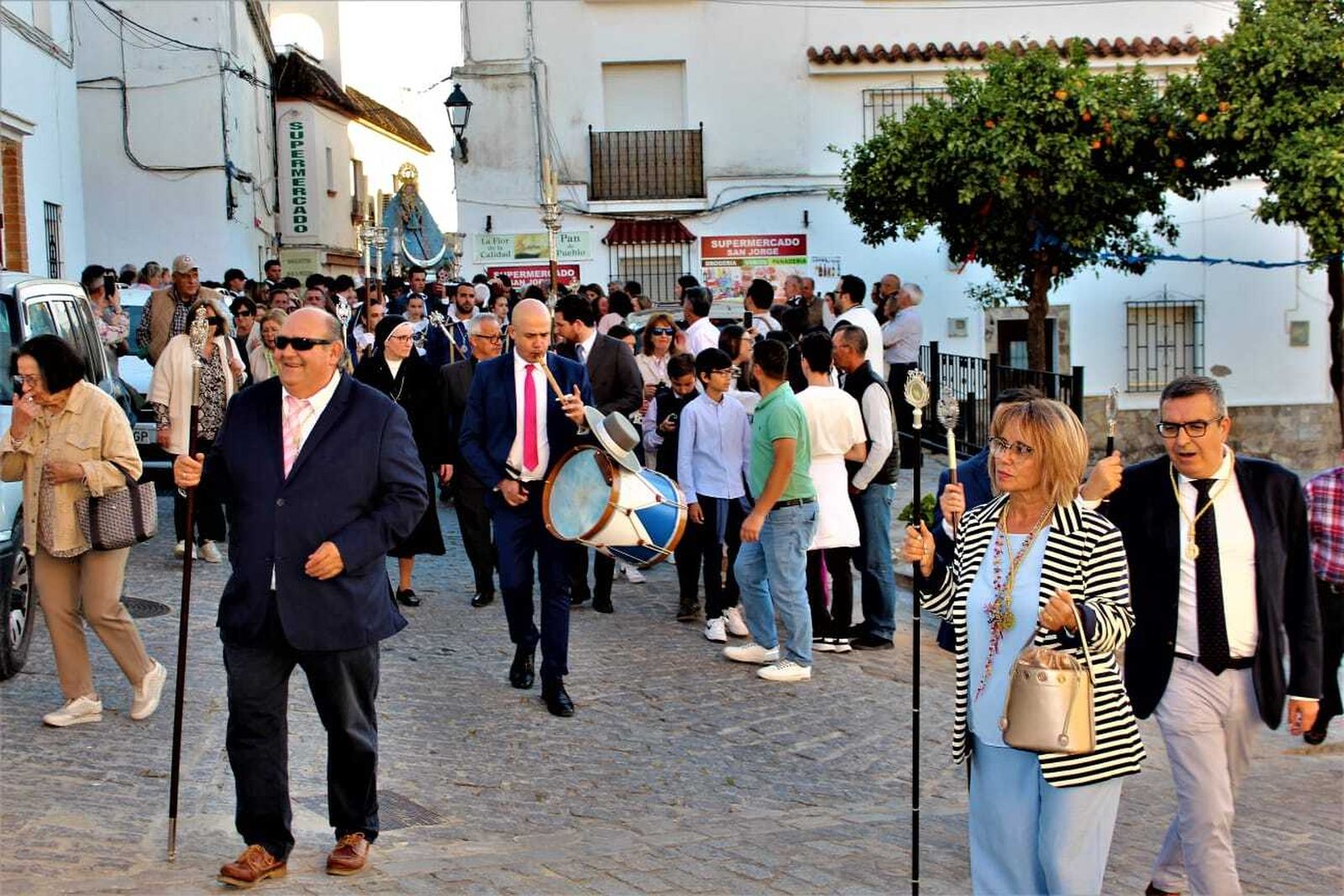 Imágenes del traslado de la Virgen de los Santos al Beaterio de Jesús, María y José