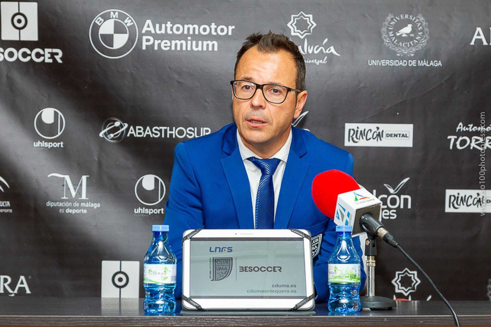 Tete, en una rueda de prensa.