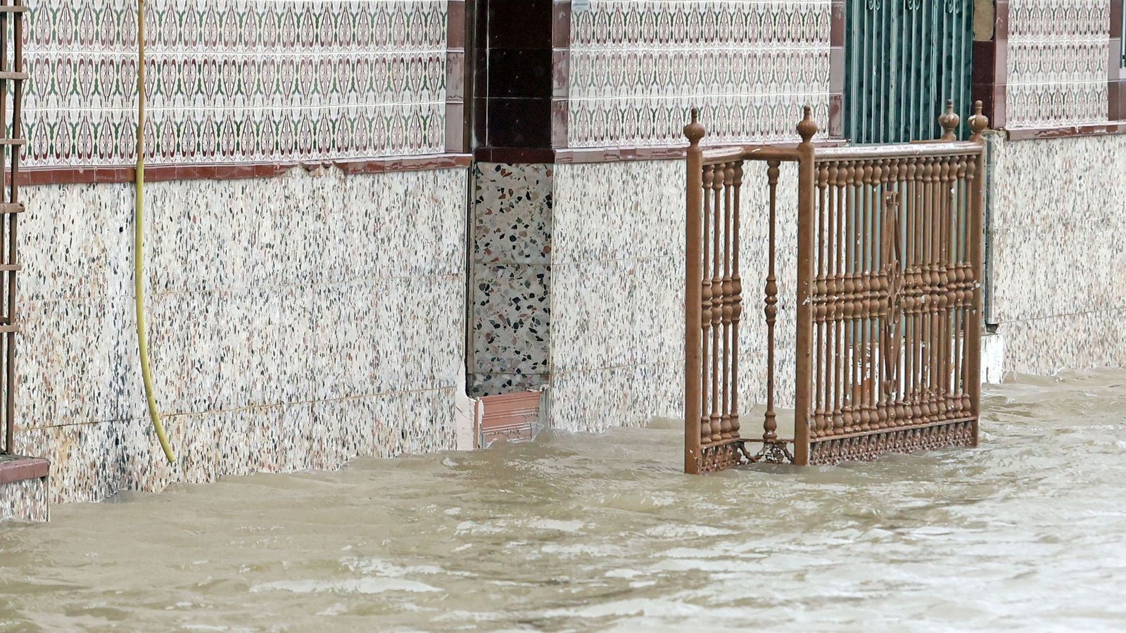 Imágenes del paseo rural por Jerez en el estreno de la borrasca Marta