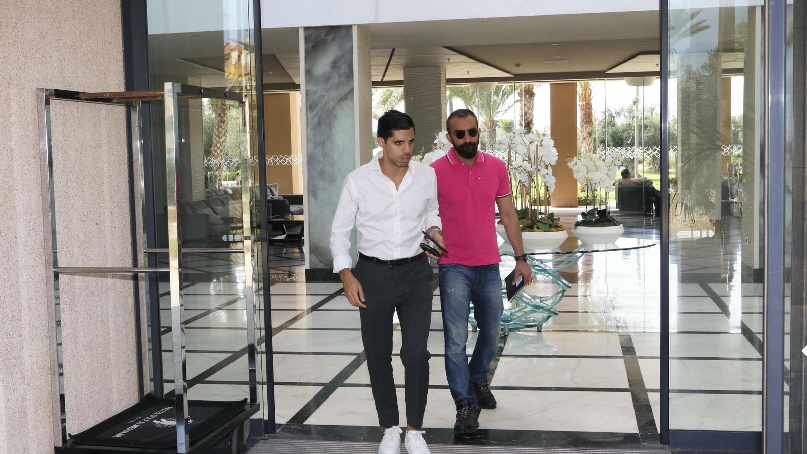 Drudi, que se ocupará de la dirección deportiva, y El Assy, director general Drudi, que se ocupará de la dirección deportiva, y El Assy, director general
