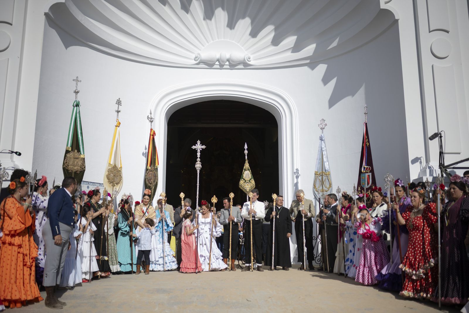 Imágenes de las primeras presentaciones de las hermandades de El Rocío 2024