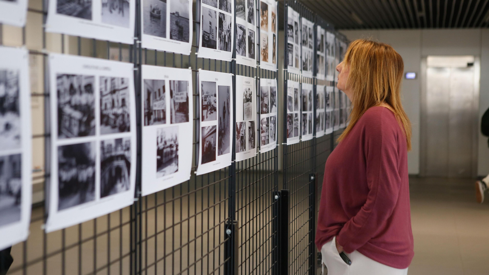 Fotos de la exposición y conferencia sobre el movimiento obrero en el Campo de Gibraltar