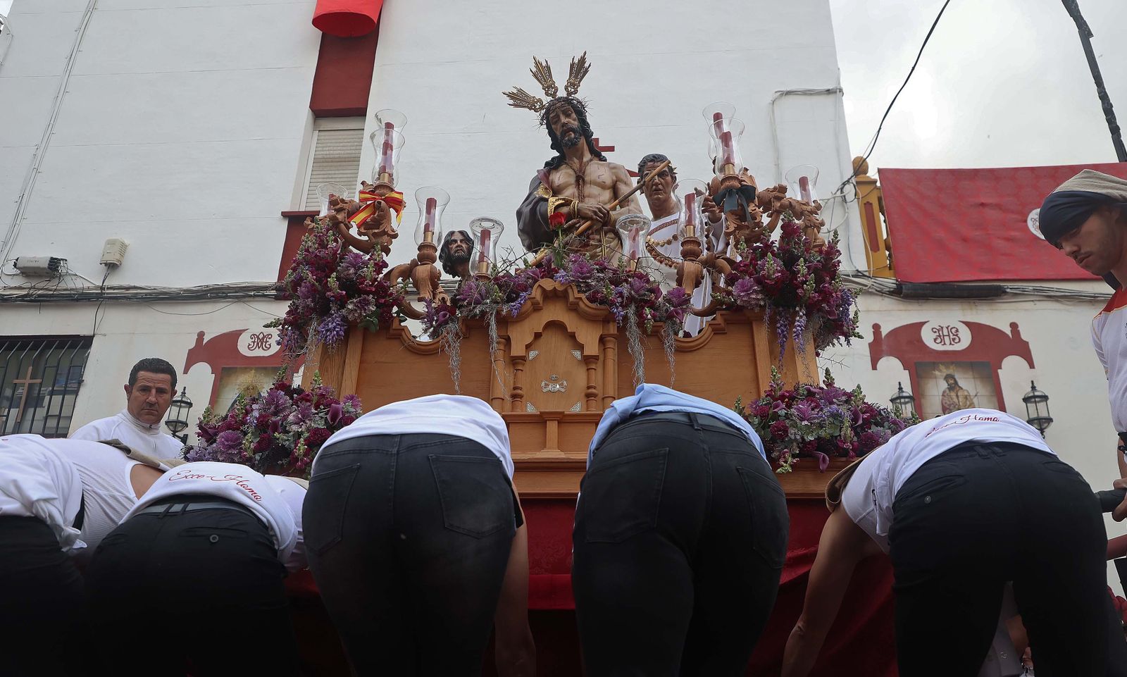 Fotos del Miércoles Santo en Algeciras: Ecce Homo y Buena Muerte