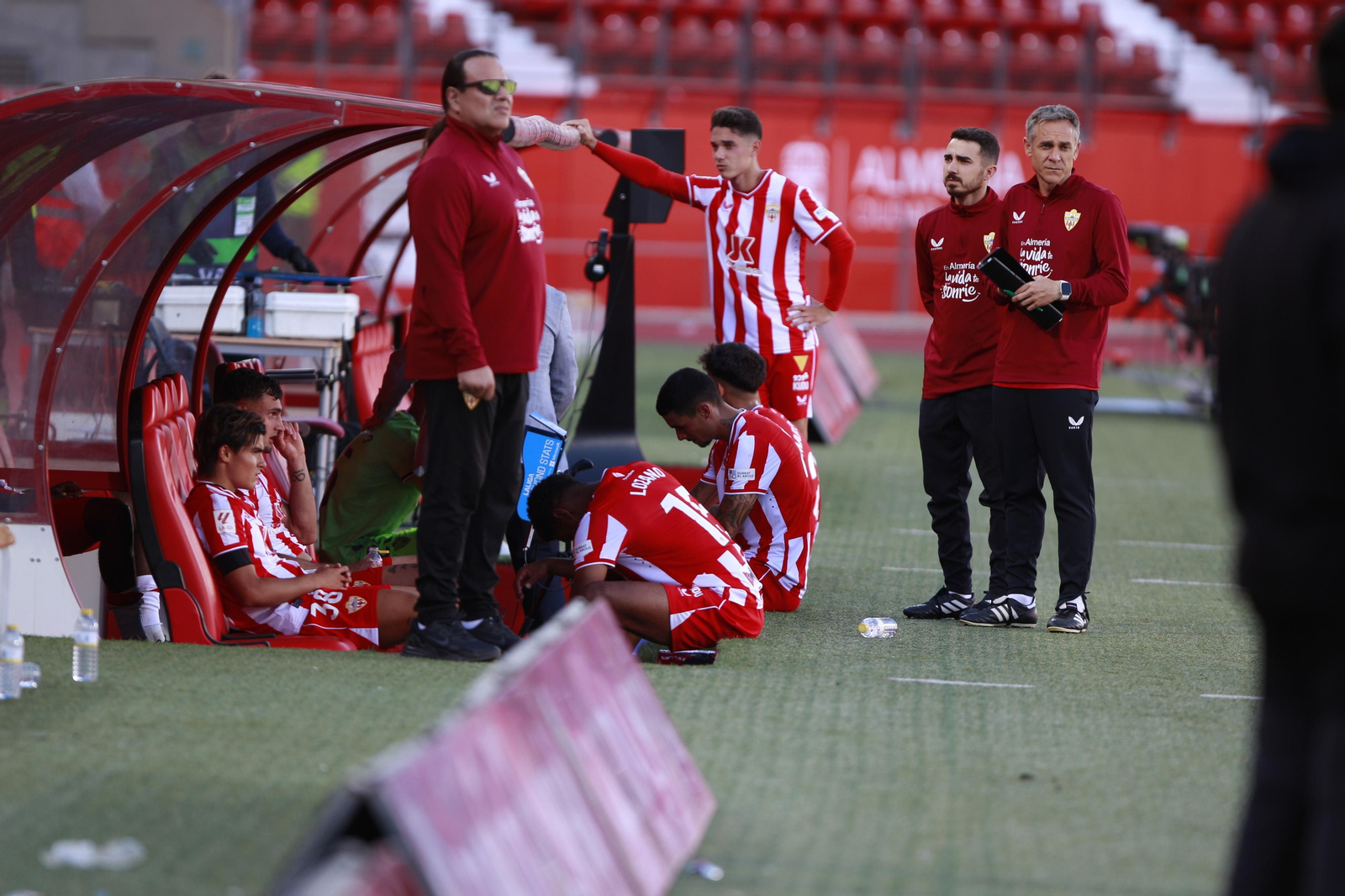 Las imágenes del triste descenso de la UDA ante el Getafe