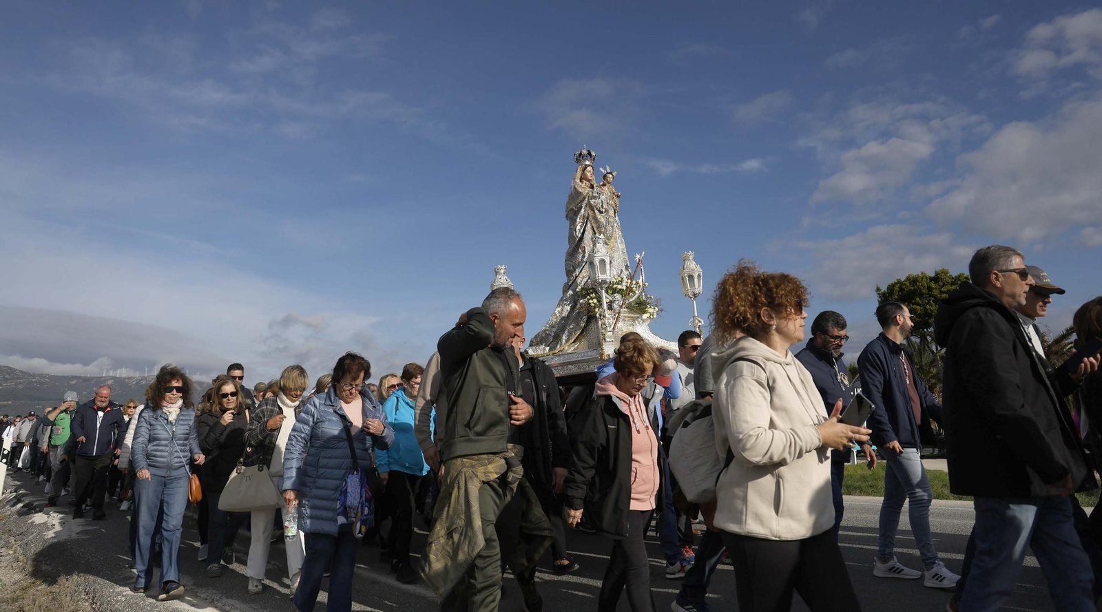 Fotos de la llegada de la Virgen de la Luz a Tarifa por su 275 aniversario como patrona