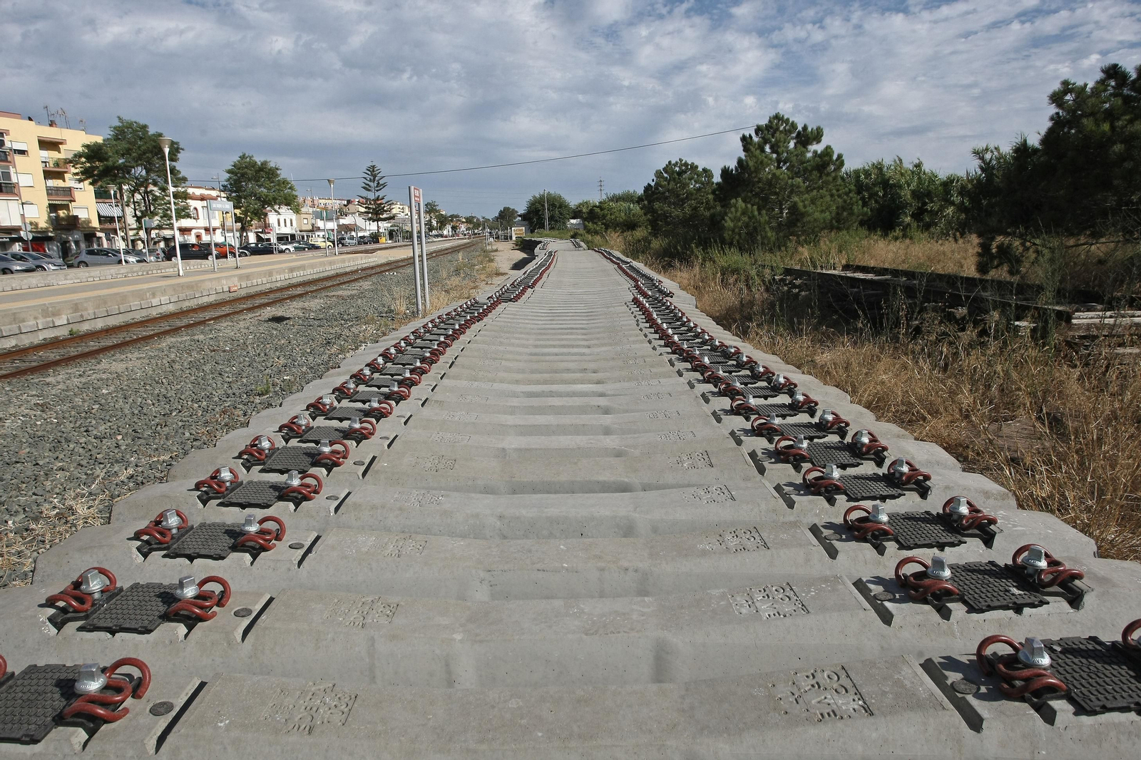 Traviesas en la zona de la Estación de San Roque, a finales de septiembre.