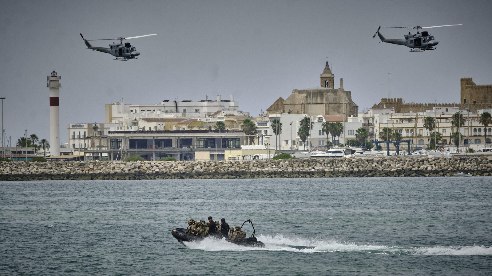 El Rey Felipe VI en las maniobras Flotex 2022