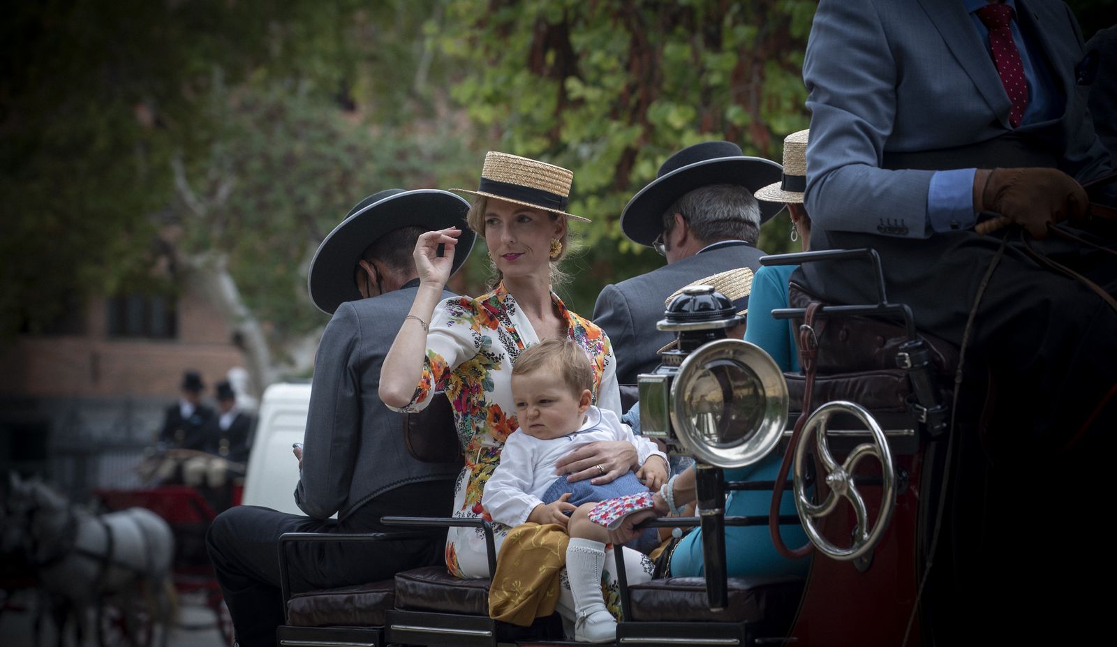 Exhibición de enganches y paseo de carruajes por el parque de María Luisa