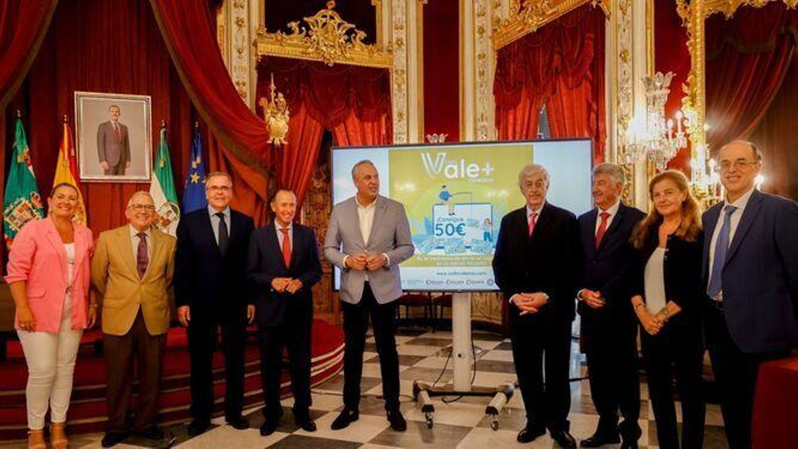 Presentación de la campaña 'Cádiz vale más' en la Diputación.