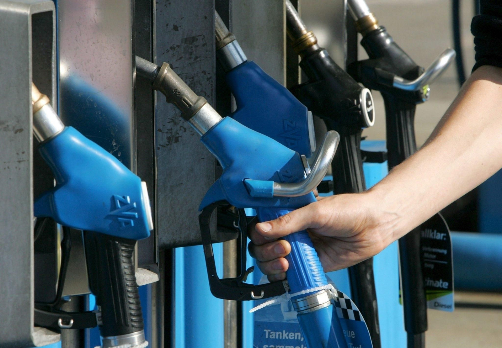 Manguera de un surtidor.