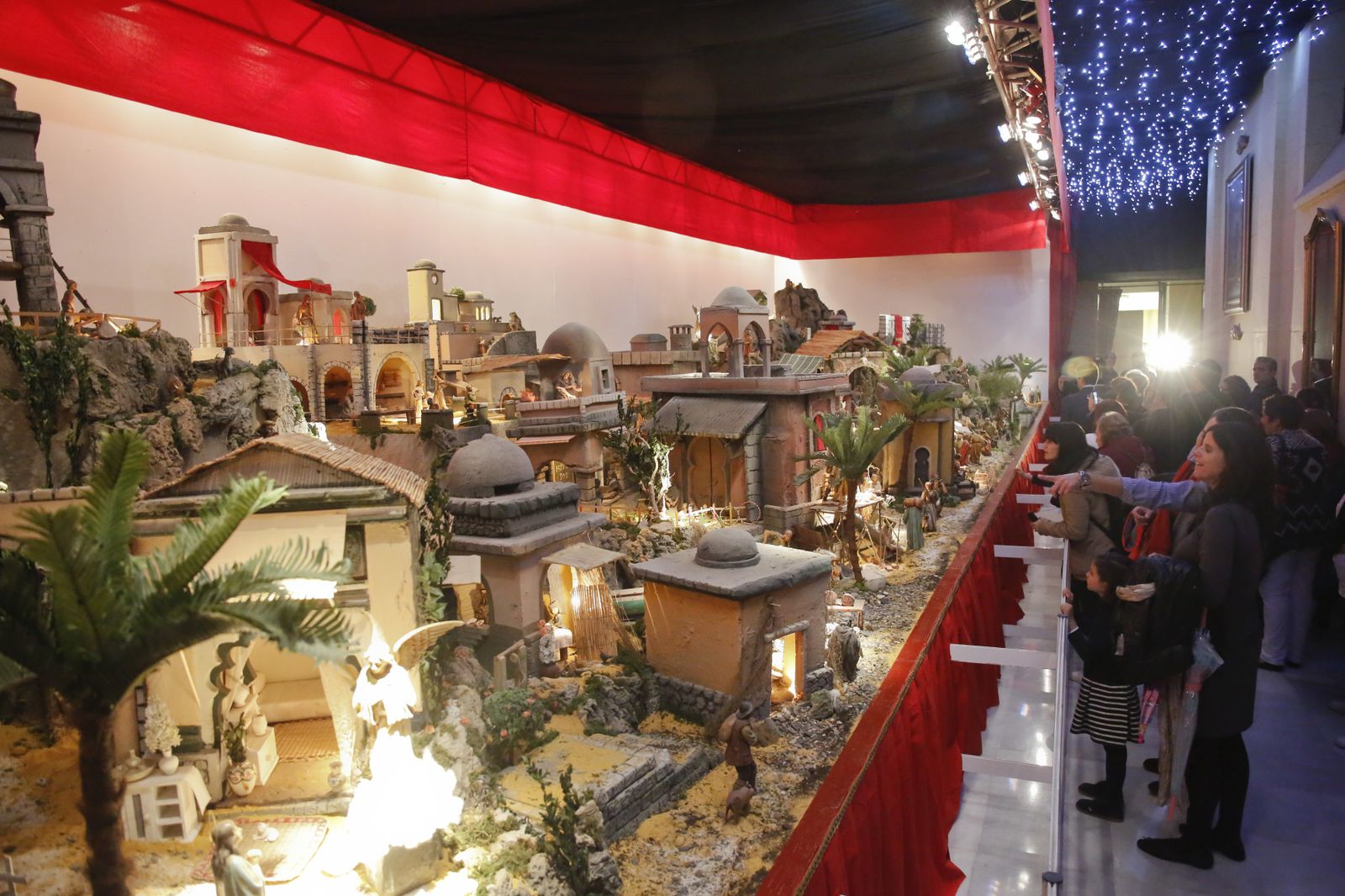 El belén municipal, el año pasado.