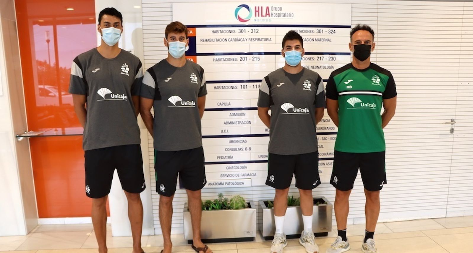 La plantilla verde pasó por HLA Mediterráneo para las pruebas médicas