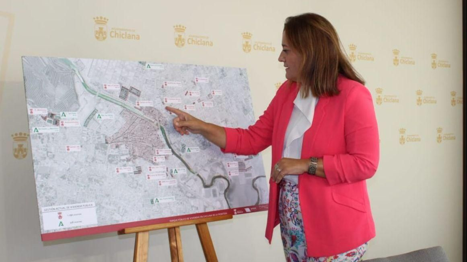 Ana González, durante la rueda de prensa.