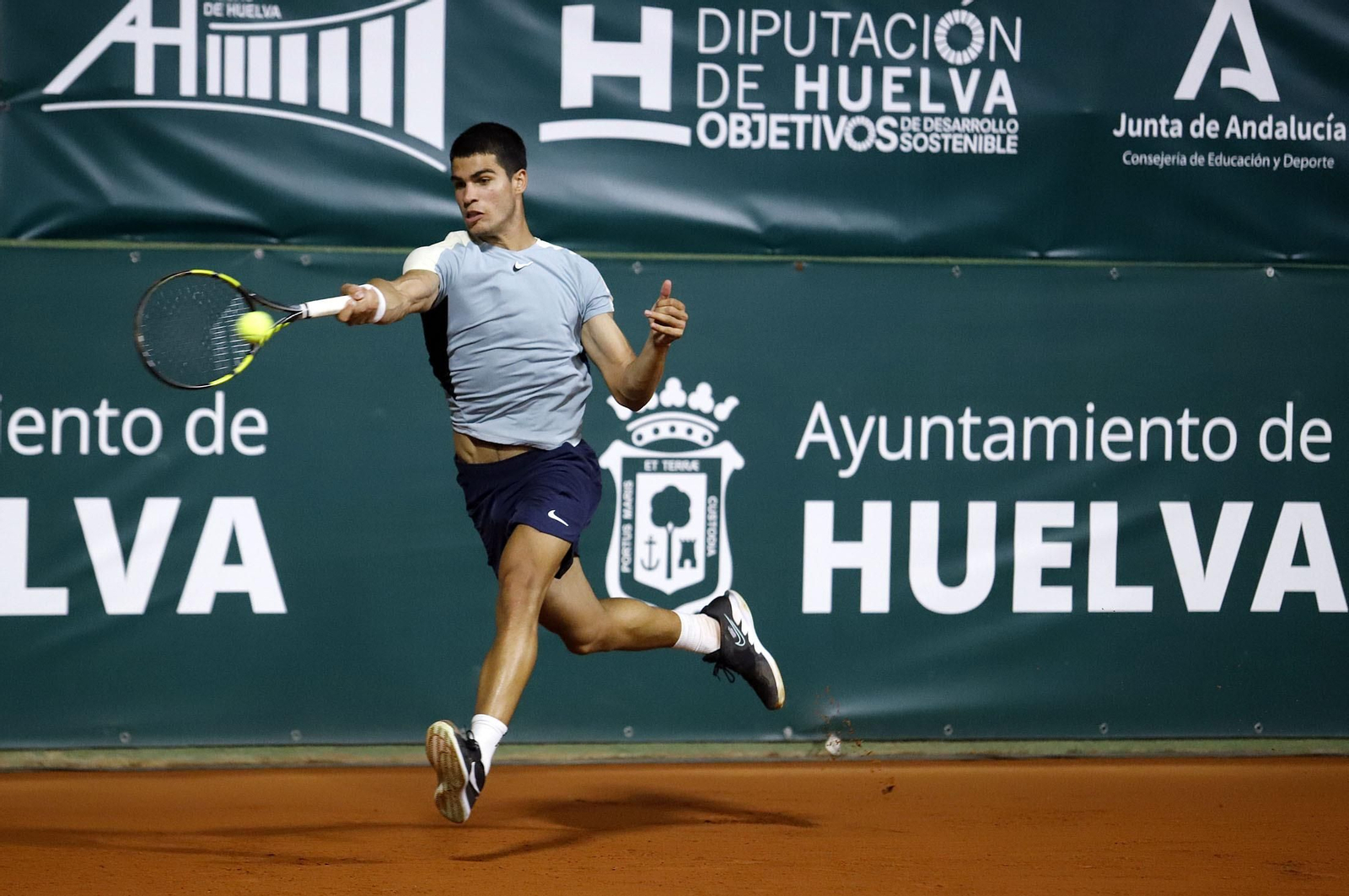 Copa del Rey de Tenis. Semifinal entre Carlos Alcaraz y Pablo Andújar